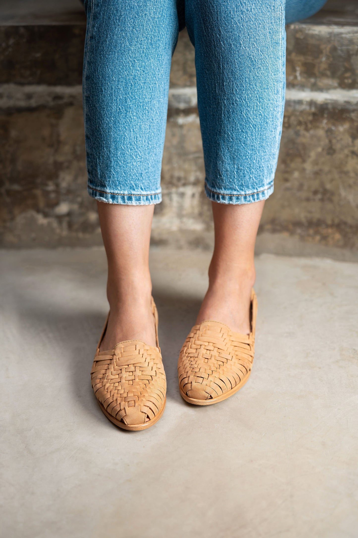 The Traditional - Tan | Mexican Huarache Sandal