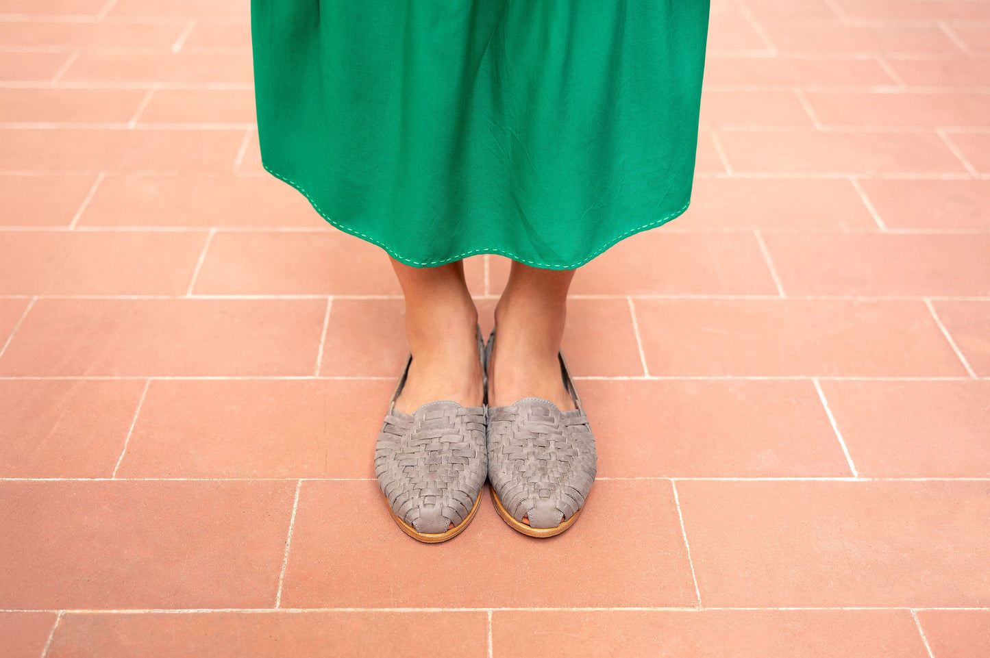 The Traditional - Stone Grey | Mexican Huarache Sandal