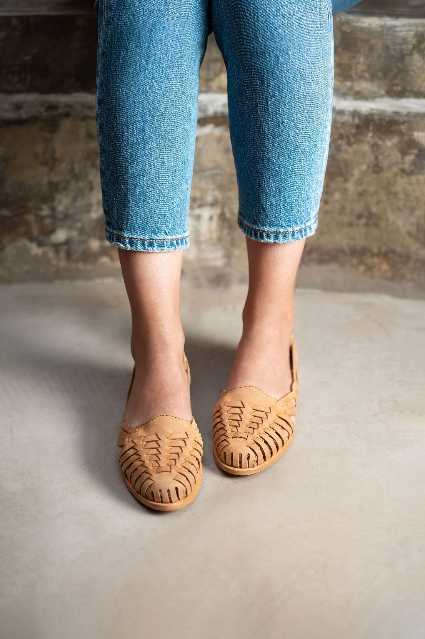 The Vintage - Tan | Mexican Huarache Sandal