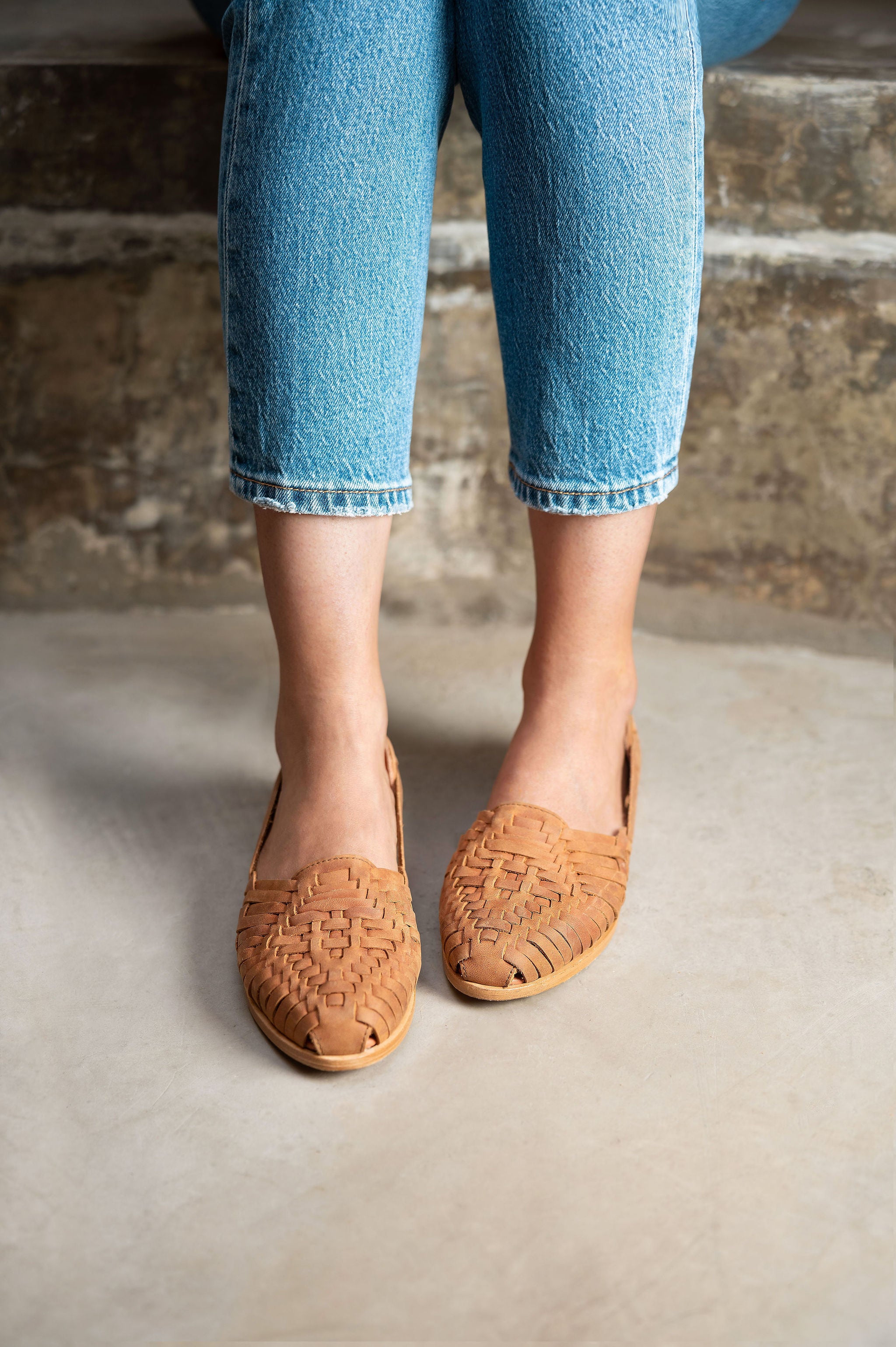 The Traditional - Havana | Mexican Huarache Sandal – Stori Footwear