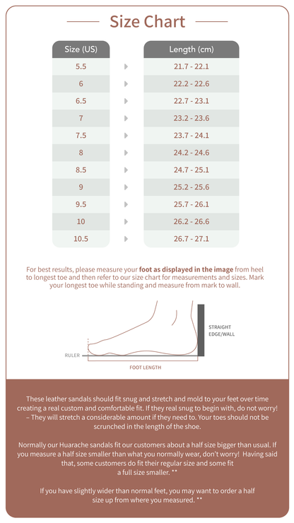 The Traditional - Havana | Mexican Huarache Sandal (FINAL SALE)